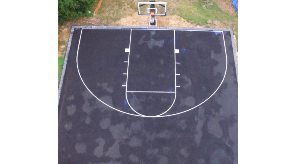 Basketball Court Installation Basketball Court Painting Basketball